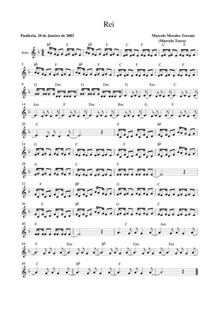 Rei Sheet Music