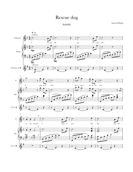 Rescue Dog Sheet Music