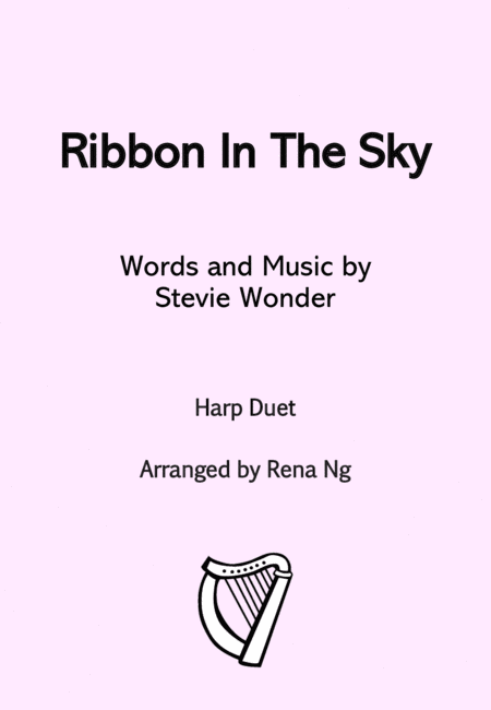 Ribbon In The Sky Harp Duet Intermediate Sheet Music