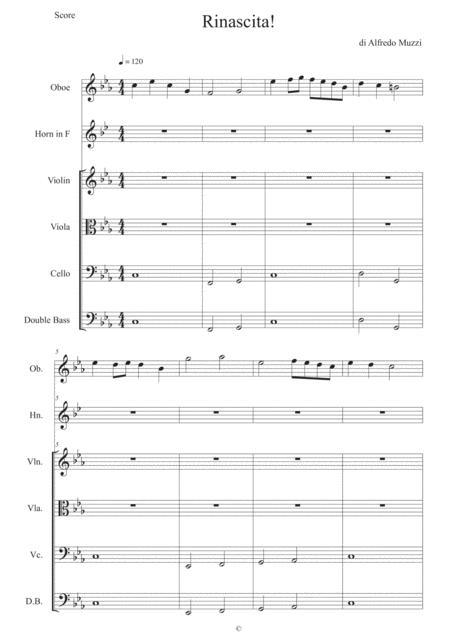 Free Sheet Music Rinascita