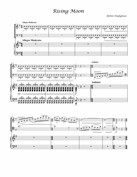 Rising Moon Sheet Music