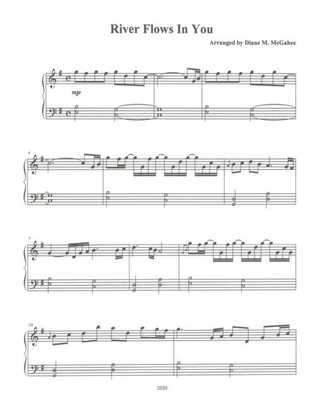 River Flows In You Blocked Chords In Left Hand Sheet Music