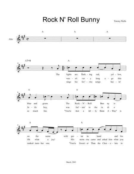 Rock N Roll Bunny Sheet Music