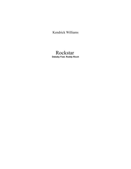 Rockstar By Dababy Ft Roddy Ricch Sheet Music