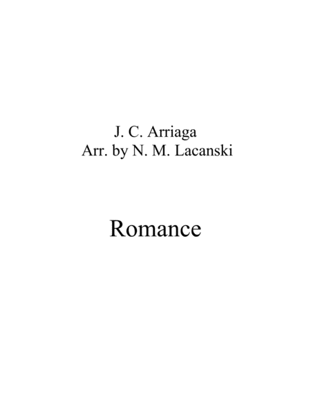 Free Sheet Music Romance