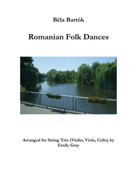 Free Sheet Music Romanian Folk Dances String Trio