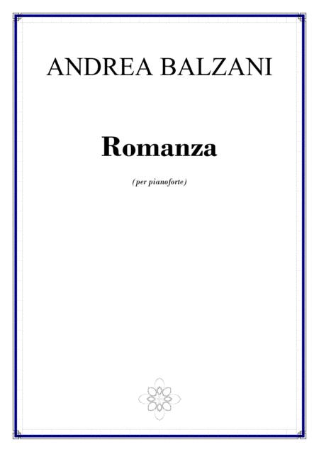 Free Sheet Music Romanza Per Pianoforte