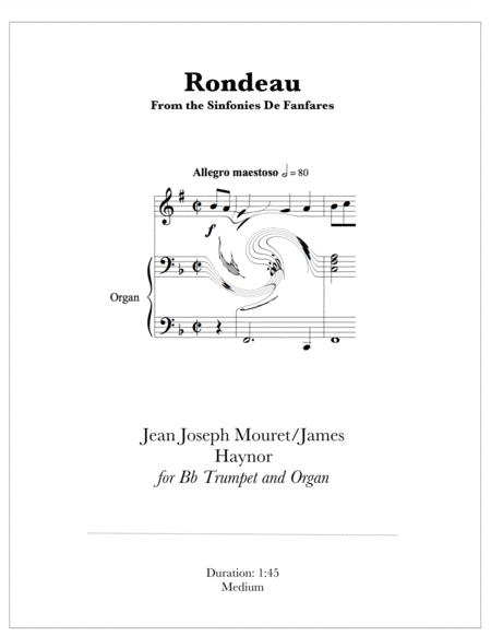 Rondeau For Trumpet And Organ Sheet Music