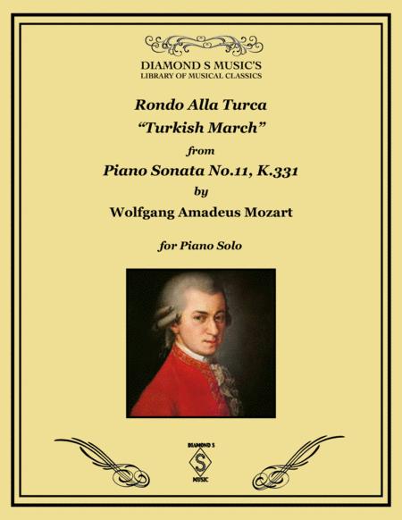 Rondo Alla Turca Turkish March Wolfgang Amadeus Mozart Piano Solo Sheet Music