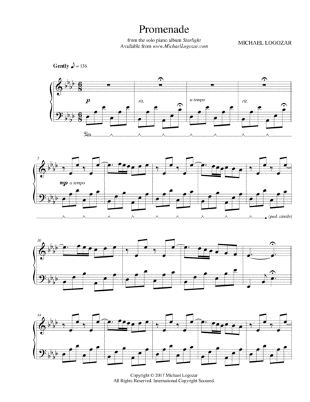 Roses Ragtime Sheet Music