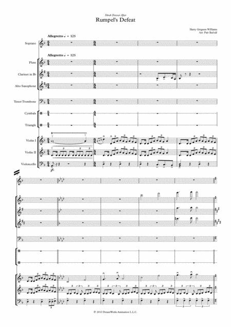 Free Sheet Music Rumpel Defeat