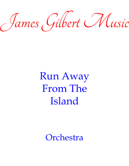 Run Away From The Island Ie042 Sheet Music