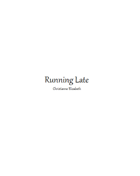 Running Late Sheet Music