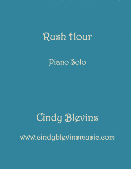 Free Sheet Music Rush Hour An Original Piano Solo From My Piano Book Windmills