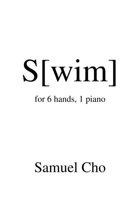 Free Sheet Music S Wim