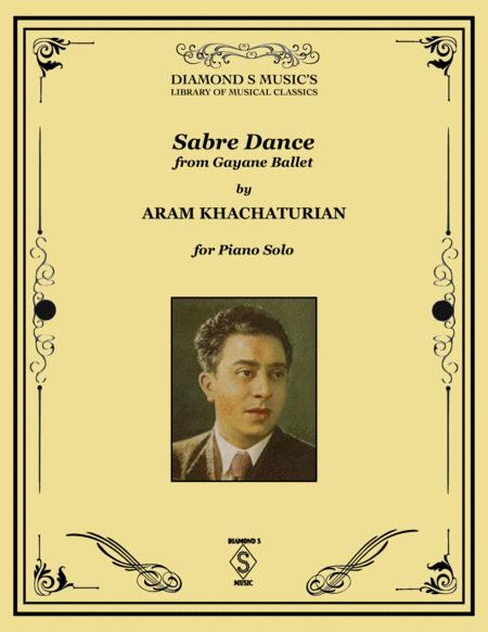 Sabre Dance Khachaturian Piano Solo Sheet Music