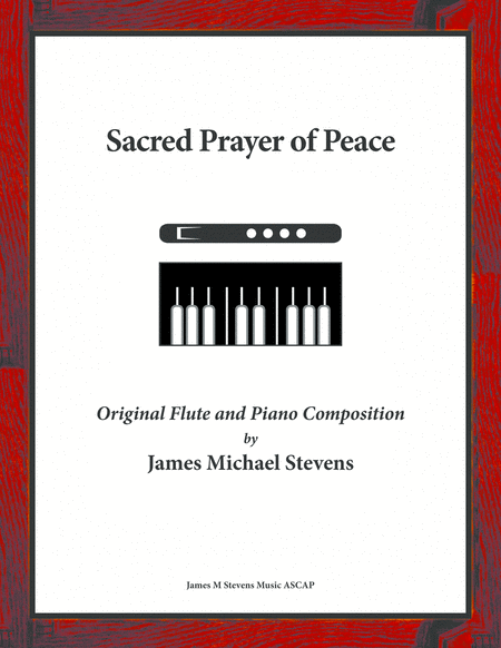 Sacred Prayer Of Peace Flute Piano Sheet Music