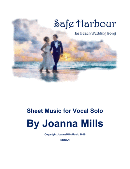 Safe Harbour The Beach Wedding Song Key Of D Sheet Music