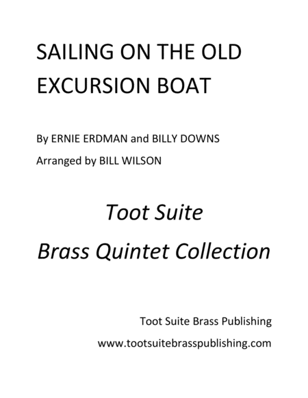 Free Sheet Music Sailing On The Old Excursion Boat