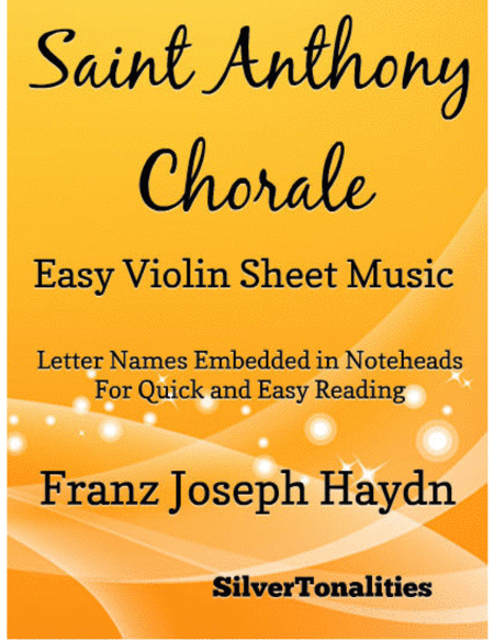 Free Sheet Music Saint Anthony Chorale Easy Violin Sheet Music