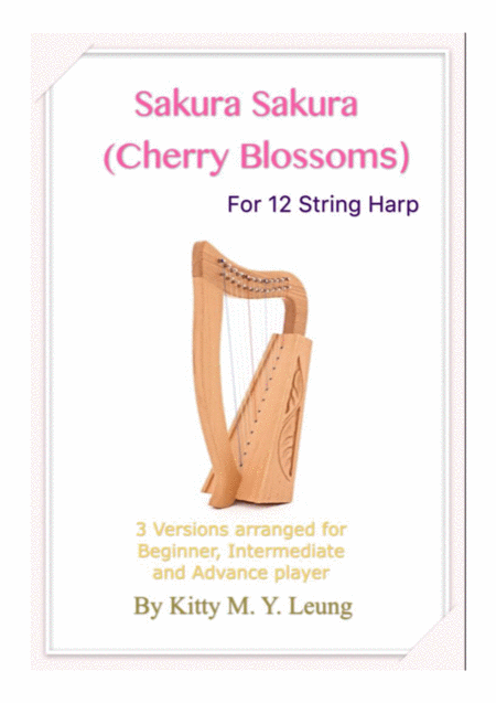 Sakura Sakura Cherry Blossoms 12 String Harp Sheet Music