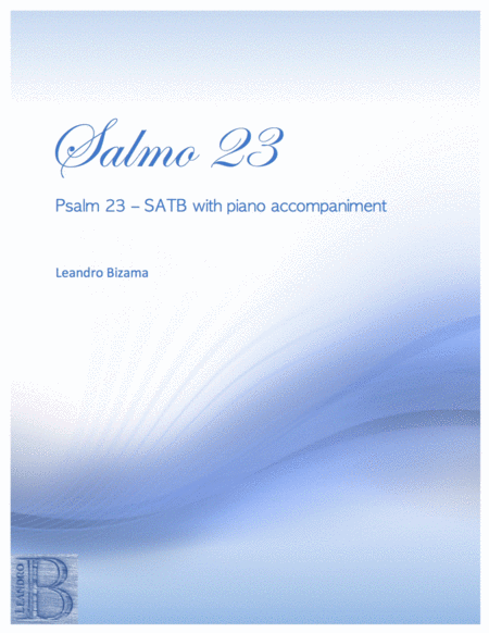 Salmo 23 Psalm 23 Sheet Music