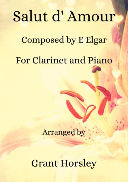 Salut D Amour E Elgar Clarinet And Piano Sheet Music