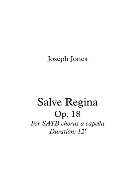 Free Sheet Music Salve Regina Op 18