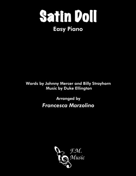 Free Sheet Music Satin Doll Easy Piano