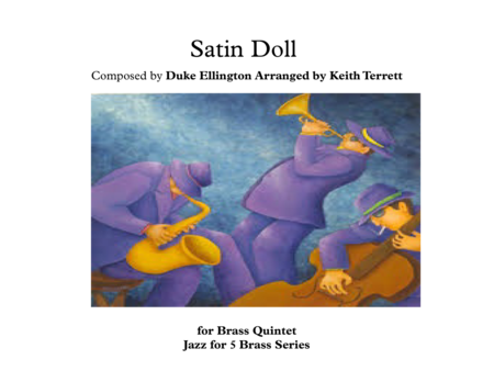 Free Sheet Music Satin Doll For Brass Quintet Drum Set Opt Jazz For 5 Brass Series