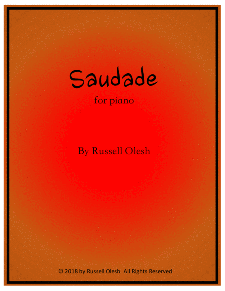 Saudade Sheet Music