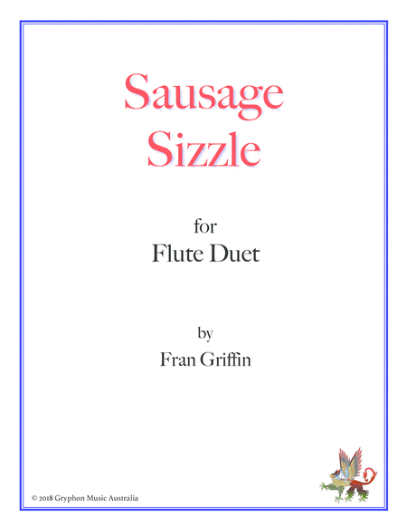 Sausage Sizzle For Flute Duet Sheet Music