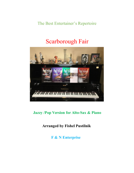 Scarborough Fair Jazzy Pop Version For Alto Sax And Piano Sheet Music