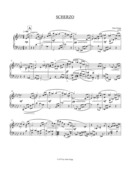 Scherzo And Rondo For Piano Sheet Music