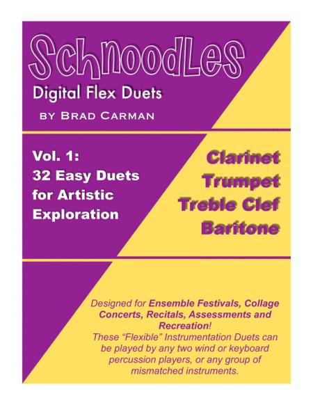 Schnoodles 32 Easy Flex Duets For Band Bb Tpt Cl Bar Sheet Music