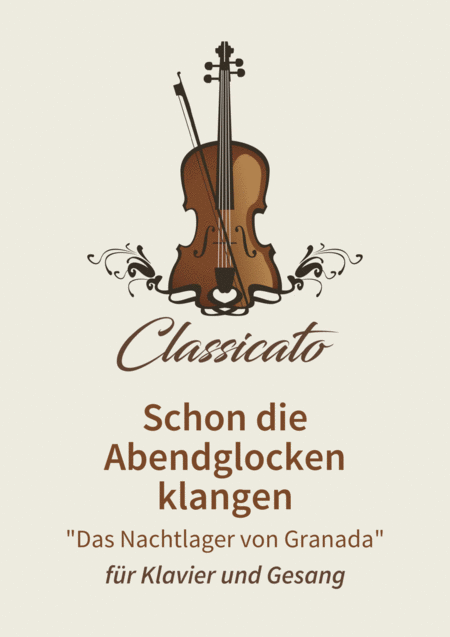 Schon Die Abendglocken Klangen Sheet Music