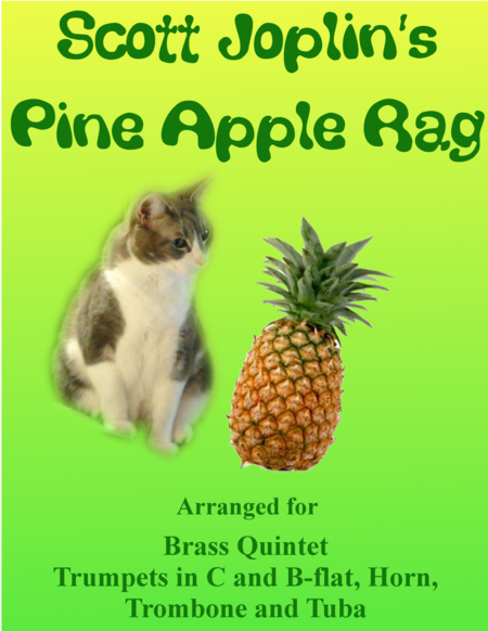 Scott Joplin Pine Apple Rag For Brass Quintet Sheet Music