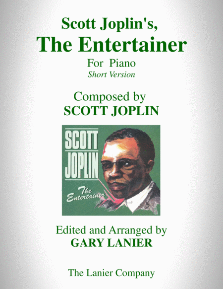 Scott Joplins The Entertainer Piano Solo Sheet Music