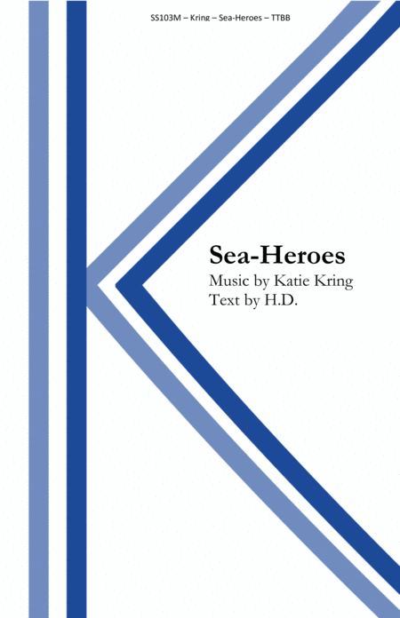 Sea Heroes Ttbb Sheet Music