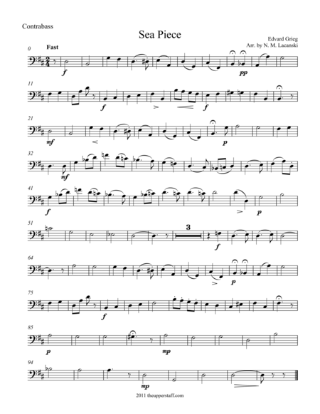 Sea Piece Sheet Music