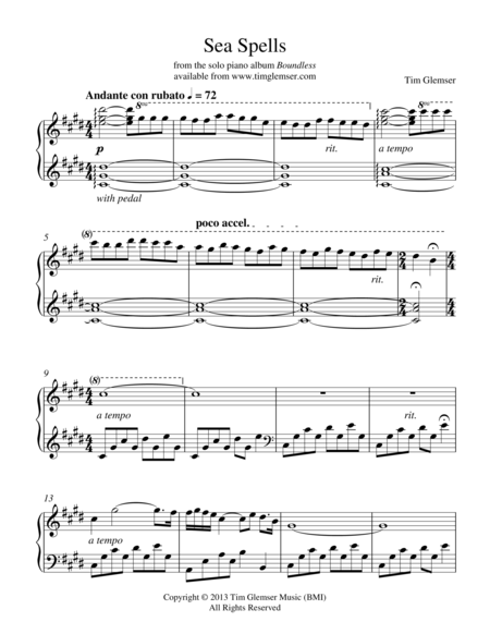 Sea Spells Sheet Music