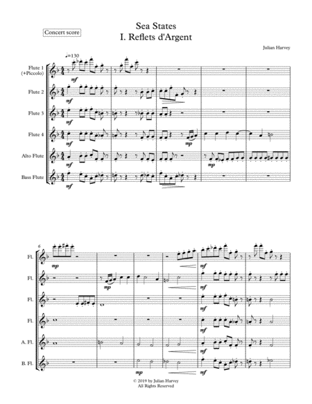 Free Sheet Music Sea States