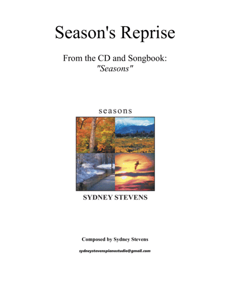 Free Sheet Music Seasons Reprise