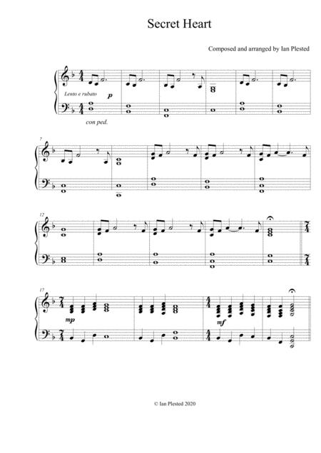 Secret Heart Sheet Music