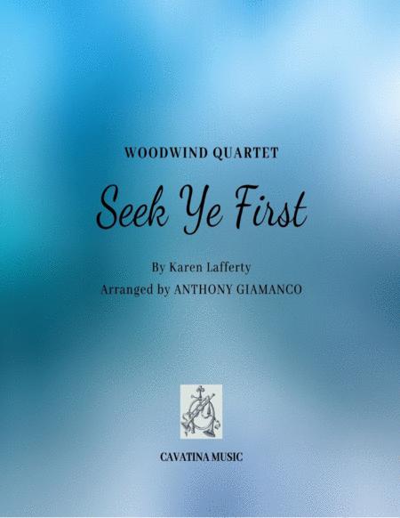 Free Sheet Music Seek Ye First Woodwind Quartet