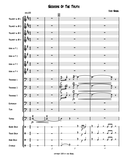 Seekers Of The Truth Sheet Music