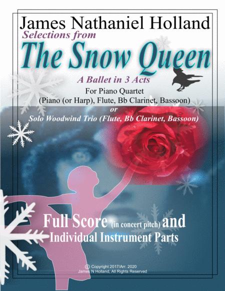 Free Sheet Music Selections From The Snow Queen Ballet For Piano Quartet Or Woodwind Trio