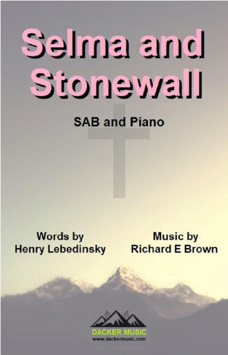 Free Sheet Music Selma And Stonewall Sab