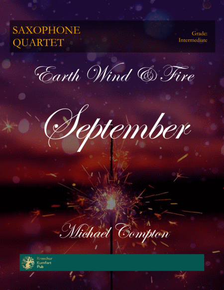 September By Earth Wind Fire Arranged For Saxophone Quartet Satb Sheet Music