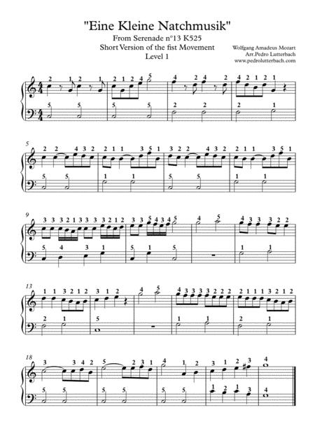 Free Sheet Music Serenade N 13 Mozart